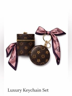 Luxury Keychain iPod & Mirror Set - Geometric